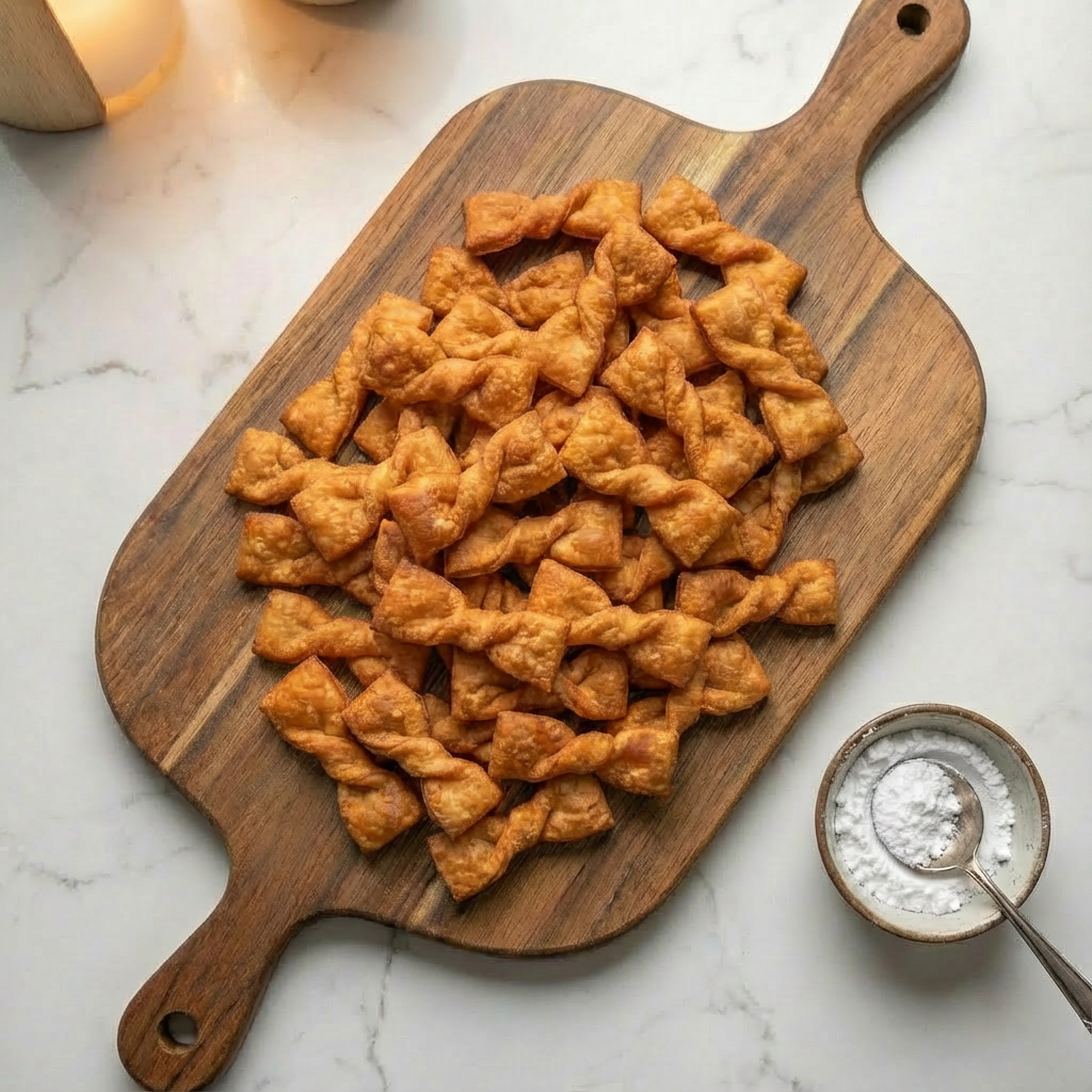 Norwegian Bows (Fattigmann): Crispy, Deep-Fried Christmas Cookies