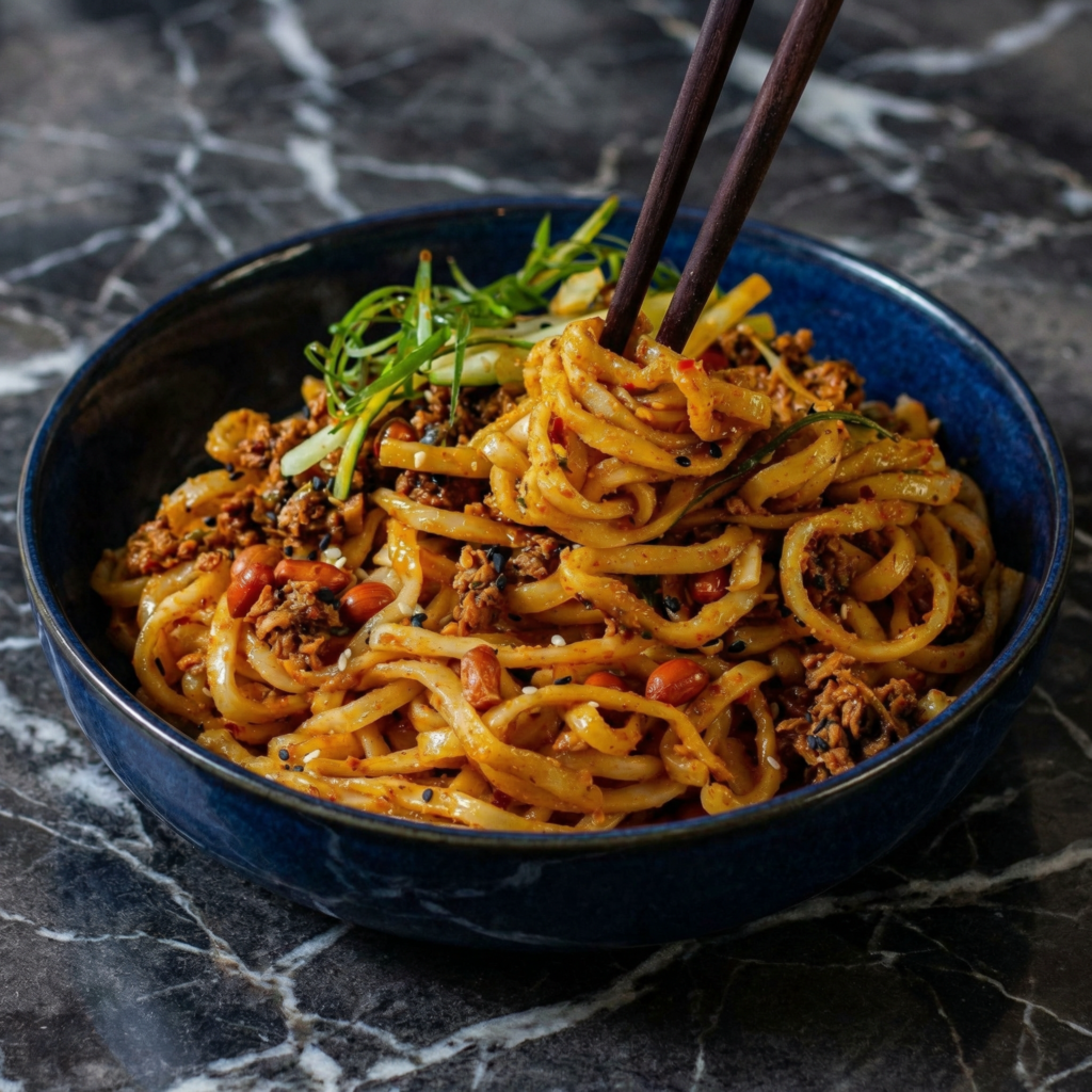 Dan Dan Noodles (Sichuan Spicy Noodles)