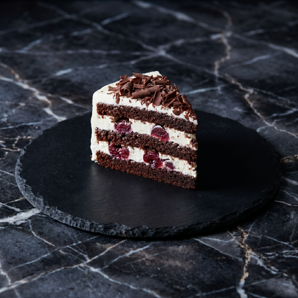 Black Forest Cake (Chocolate, Cherries, and Cloud of Cream)